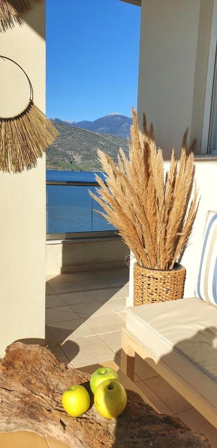 Boho Beach House In Itea-Delphi 外观 照片