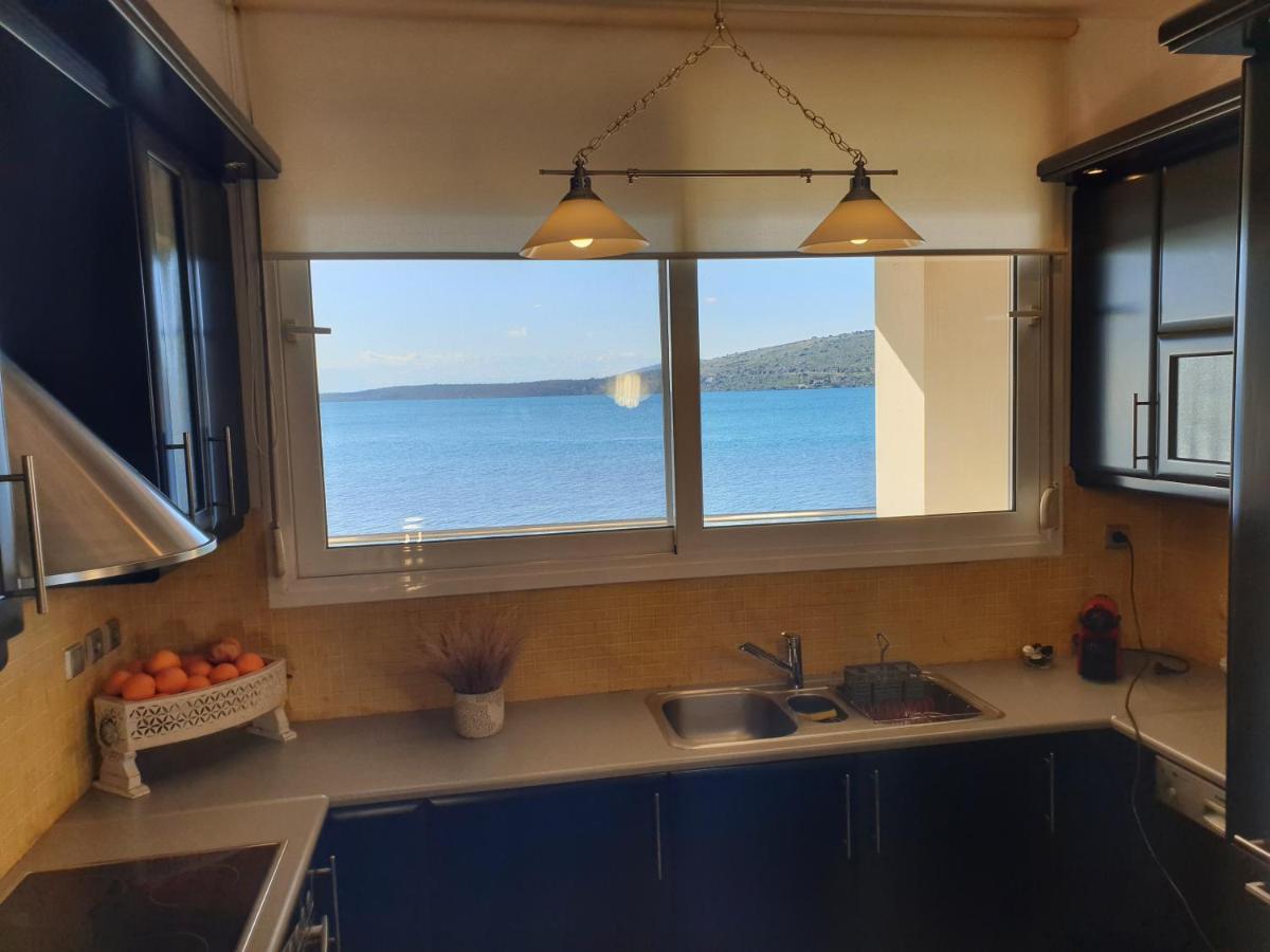 Boho Beach House In Itea-Delphi 外观 照片
