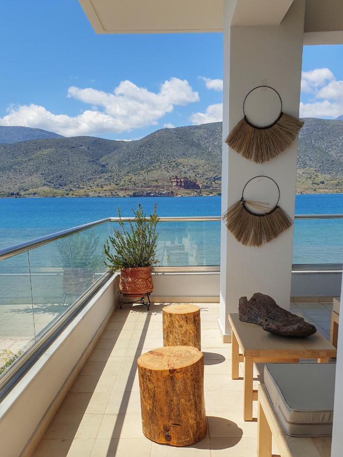 Boho Beach House In Itea-Delphi 外观 照片