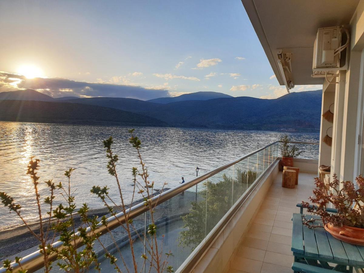 Boho Beach House In Itea-Delphi 外观 照片