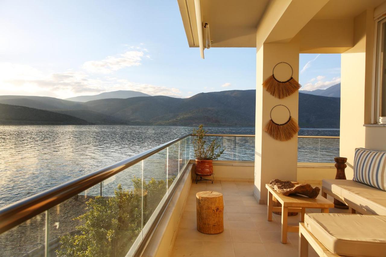 Boho Beach House In Itea-Delphi 外观 照片