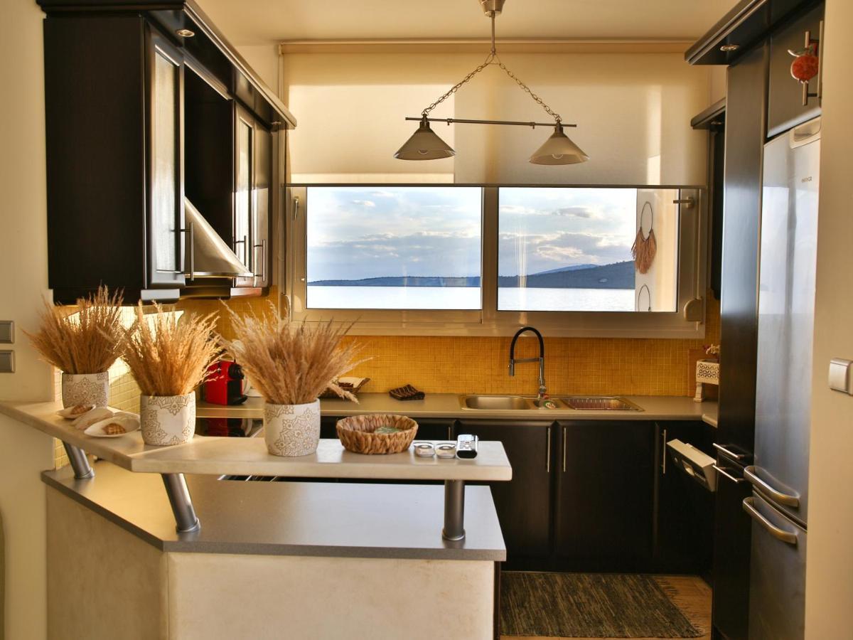 Boho Beach House In Itea-Delphi 外观 照片
