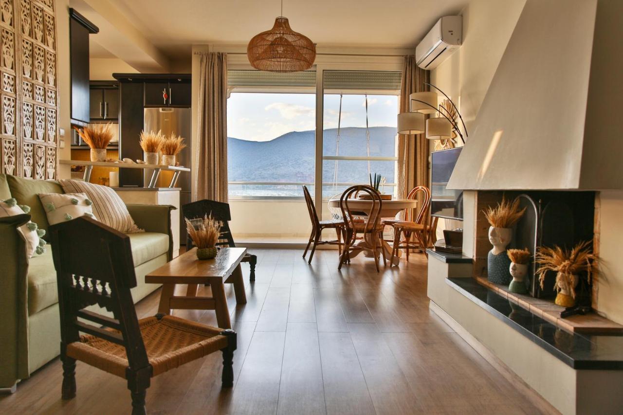Boho Beach House In Itea-Delphi 外观 照片