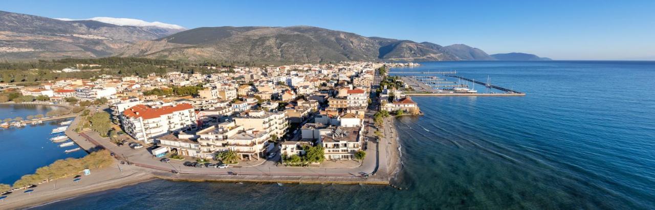 Boho Beach House In Itea-Delphi 外观 照片